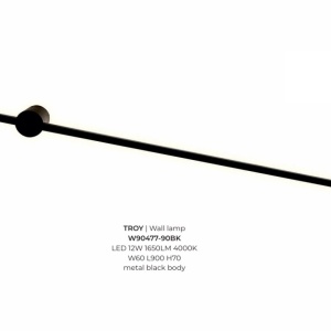 Aplica de perete LED pivotanta design liniar TROY 90cm - Img 3