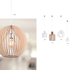 Aplica de perete lemn design scandinav PORTORYKO maro 104311 universul-luminii.ro