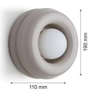 Aplica de perete, Living, Hol, Scara, Sticla, Casmir, TEVO 245591 universul-luminii.ro