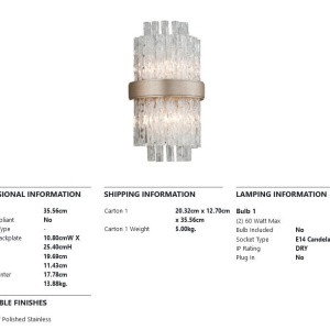 Aplica de perete LUX CHIME, design elegant - Img 4