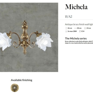 Aplica de perete LUX design clasic realizata manual Michela - Img 3