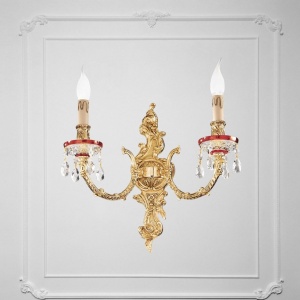 Aplica de perete LUX realizata manual cu cristale Scholer Edgard 162591 universul-luminii.ro