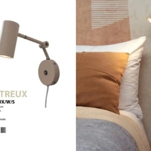 Aplica de perete metal design modern Montreux sand 224231 universul-luminii.ro