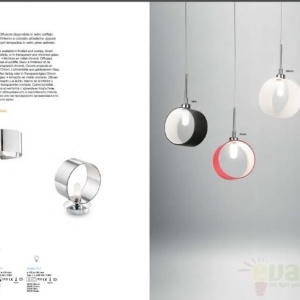 Aplica de perete moderna Anello AP1 ROSSO 63931 universul-luminii.ro