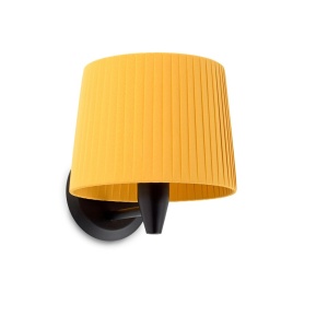 Aplica de perete moderna design elegant SAMBA mini negru/galben - Img 1