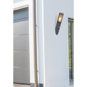 Aplica de perete pentru iluminat exterior cu senzor de miscare design modern IP44 Boston antracit 135701 universul-luminii.ro