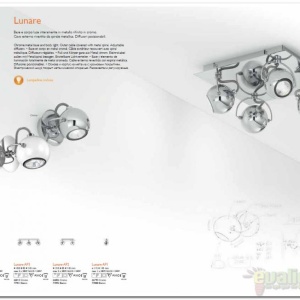 Aplica de perete,Plafonier reglabil LUNARE AP1 Cromo 066790 47351 universul-luminii.ro