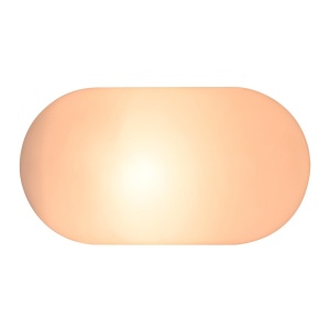 Aplica de perete sau tavan baie IP44 Foam Oval negru 133501 universul-luminii.ro