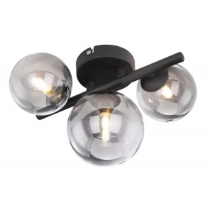 Aplica de perete sau tavan design modern RIHA fumurie 56133-3W GL