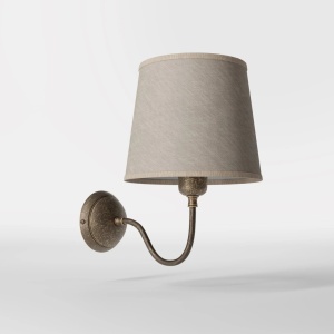 Aplica de perete stil clasic italian din alama Fiordo