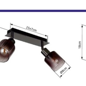 Aplica de perete stil minimalist SATELLA 1L 241051 universul-luminii.ro