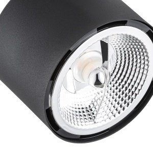 Aplica de perete/tavan cu spot ajustabil CLEAVLAND neagra 103511 universul-luminii.ro
