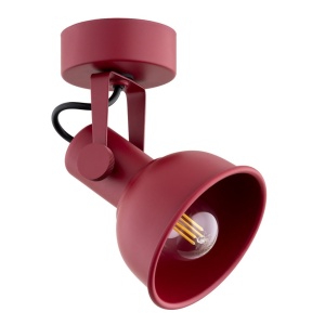 Aplica de perete / tavan cu spot directionabil design modern Lenora rosu 124951 universul-luminii.ro