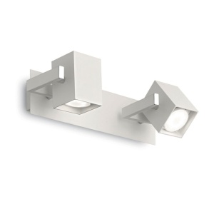 Aplica design modern cu 2 spoturi directionabile MOUSE AP2 alba 073545