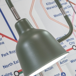 Aplica design modern cu brat articulat London verde LONDON/W/OG 174541 universul-luminii.ro