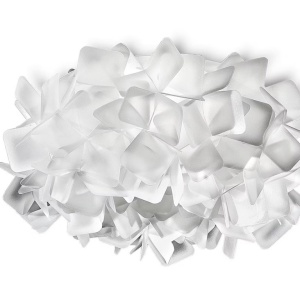 Aplica design unicat realizata manual Clizia Mini White, 32cm
