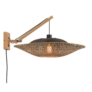 Aplica din bambus KALIMANTAN orizontal M natur, 60cm