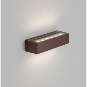 Aplica exterior corten liniara 22cm IP65 LED CCT PRISMATIC - Img 2
