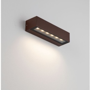 Aplica exterior corten liniara 22cm IP65 LED CCT PRISMATIC - Img 2
