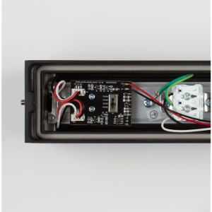 Aplica exterior neagra liniara 38cm IP65 LED CCT PRISMATIC - Img 6