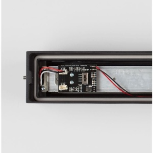 Aplica exterior neagra liniara 50cm IP65 LED CCT PRISMATIC - Img 6