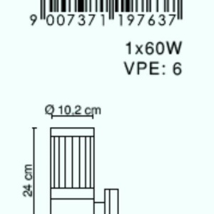 Aplica exterior Xeloo 32014 GL 43891 universul-luminii.ro