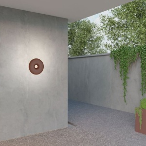 Aplica LED 2700K pentru fatade IP54 SPLASH corten