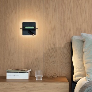 Aplica LED ambientala cu spot reglabil Piano ap alba 143451 universul-luminii.ro