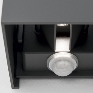 Aplica LED ambientala de exterior cu senzor de miscare IP54 CUBE-S antracit 235841 universul-luminii.ro