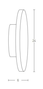 Aplica LED ambientala design decorativ modern Sheri D-24cm 233541 universul-luminii.ro