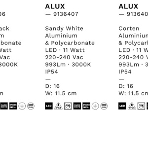 Aplica LED ambientala exterior IP54 Alux maro 249001 universul-luminii.ro