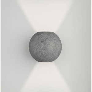 Aplica LED ambientala exterior IP65 SIMENTI Black Sandstone