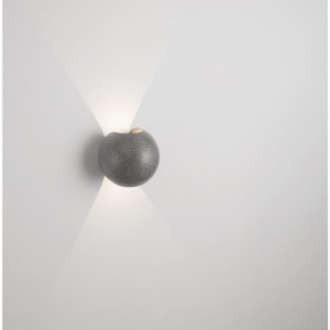 Aplica LED ambientala exterior IP65 SIMENTI Black Sandstone - Img 5