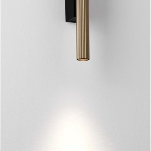 Aplica LED ambientala stil minimalist PARON auriu/negru H-30cm 159881 universul-luminii.ro