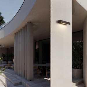 Aplica LED CCT ambientala de exterior IP65 LANE corten 13W