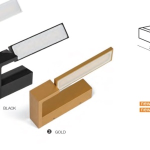 Aplica LED cu spot directionabil pentru baie IP44 Dalen 4000K aurie 120671 universul-luminii.ro
