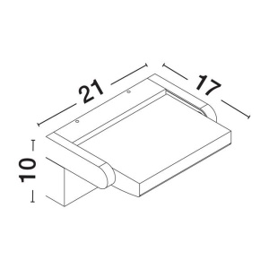 Aplica LED de exterior ambientala directionabila IP54 PAUL 233251 universul-luminii.ro