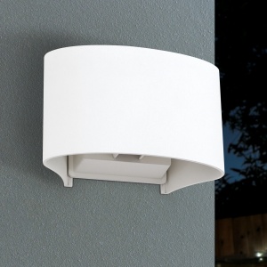 Aplica LED de exterior design modern ambiental IP54 GRETA alba 99411 universul-luminii.ro