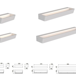 Aplica LED de perete ambientala ALTEA 15W 3000K 130571 universul-luminii.ro