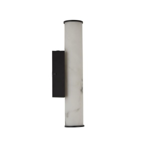 Aplica LED de perete baie metal negru Wales 630751 universul-luminii.ro