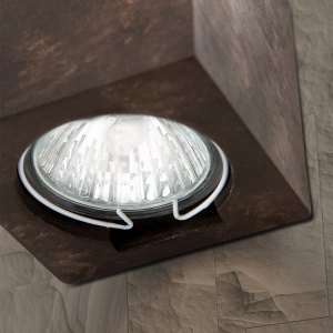 Aplica LED de perete design ambiental Cube antique rustic - Img 6