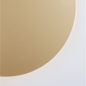 Aplica LED de perete design ambiental CYRCLE 30cm aurie 204101 universul-luminii.ro