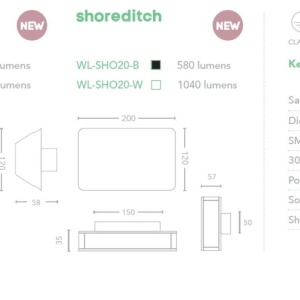 Aplica LED de perete design ambiental Southwark - Img 6