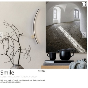 Aplica LED de perete design modern Smile - Img 5