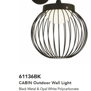 Aplica LED de perete exterior IP44 Cabin 140341 universul-luminii.ro