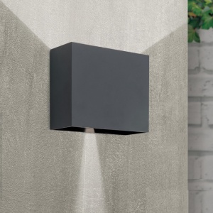Aplica LED de perete exterior, lumina ambientala, protectie IP65, AKZENT antracit 197831 universul-luminii.ro