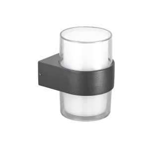 Aplica LED de perete exterior moderna IP54 LARS ROUND 3000K