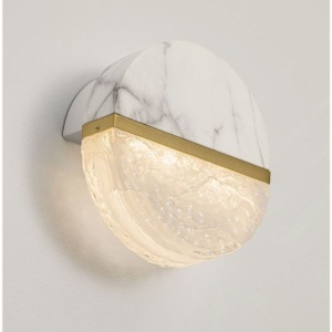 Aplica LED decorativa pentru baie IP44 LED 2700K DORIN alba - Img 6