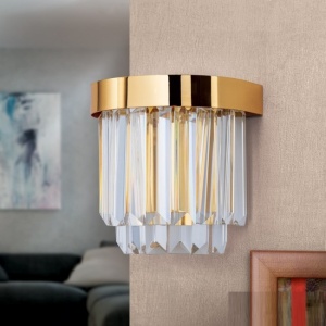 Aplica LED design LUX PRISM, 24K gold plated 197341 universul-luminii.ro