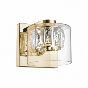 Aplica LED design modern GEM auriu W0389-01A-F7AC ZL - Img 1